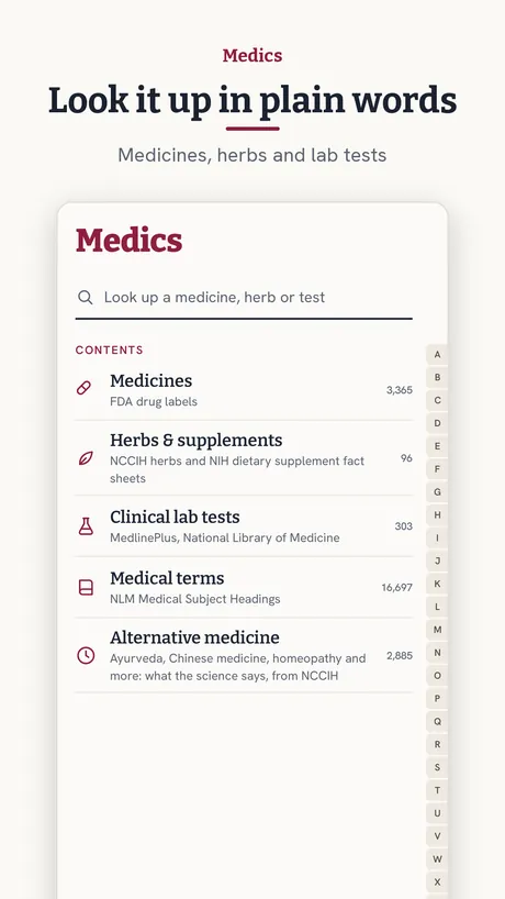 Medics on Android, screenshot 1