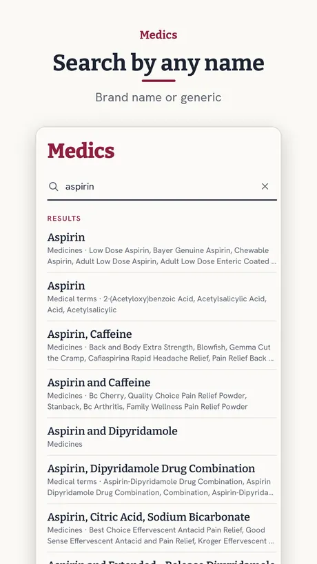 Medics on Android, screenshot 2