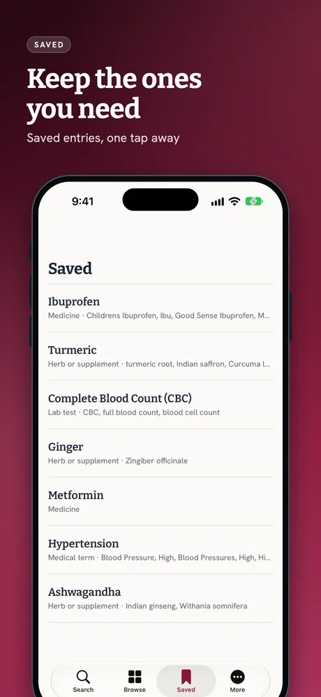 Medics on iPhone, screenshot 5