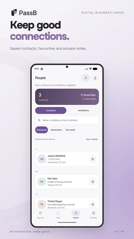PassB on Android phone, screenshot 4