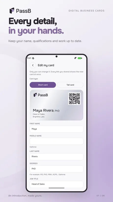 PassB on Android phone, screenshot 7