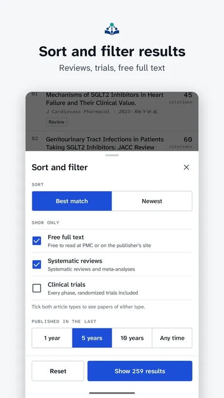 PubMed Connect on Android, screenshot 4