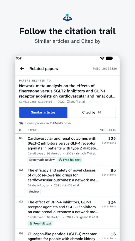 PubMed Connect on Android, screenshot 6