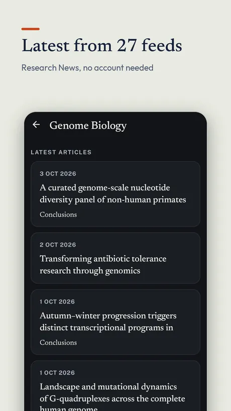 PubMed Hub on Android, screenshot 5