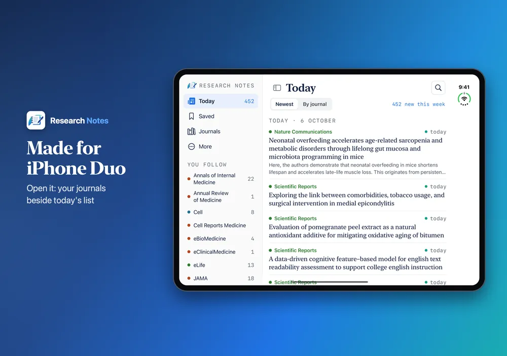 Research Notes on iPhone Duo, screenshot 1