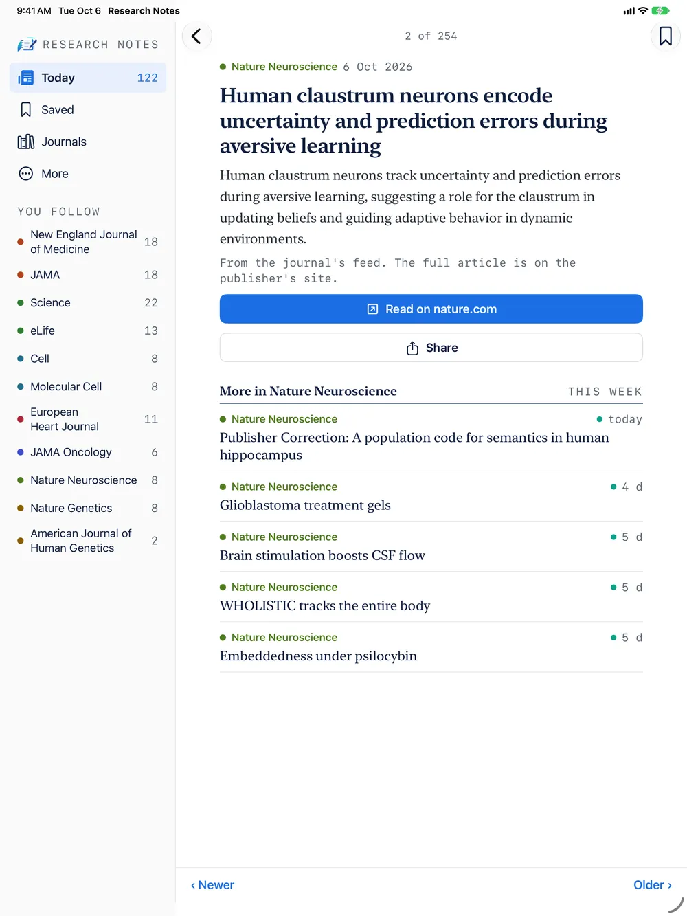 Research Notes on iPad