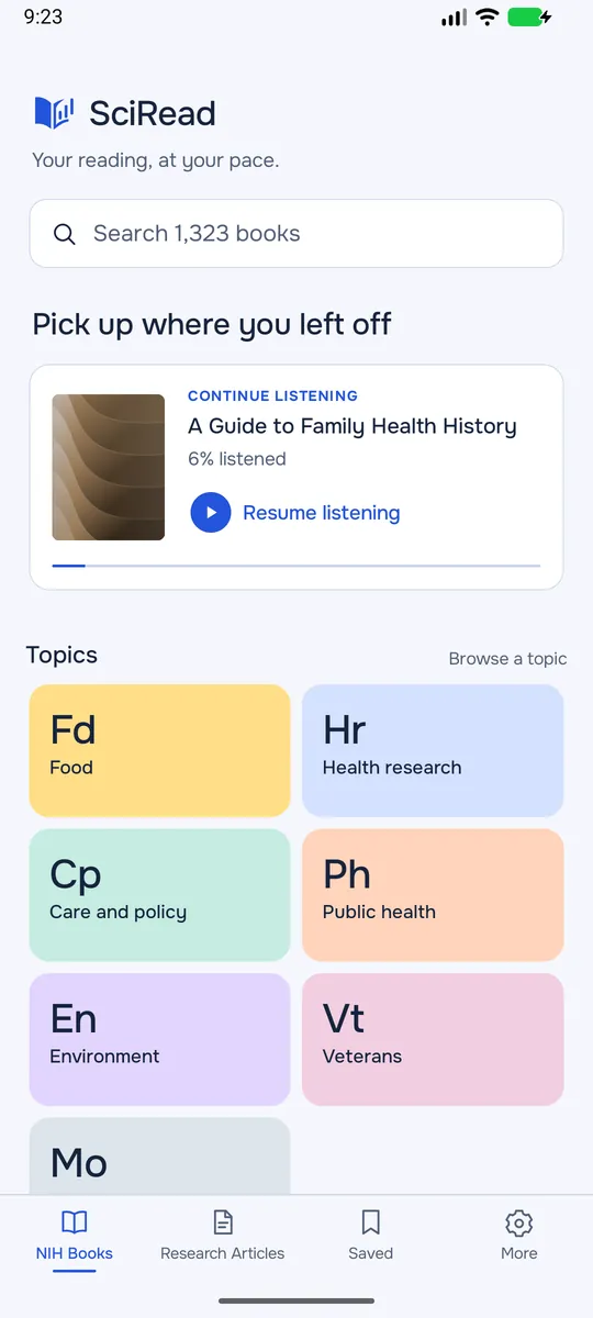 SciRead on Android